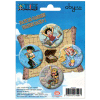 ONE PIECE - Pack de 4 badges PIRATES PACK #1 x5 