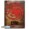 GAME OF THRONES - kovinska plo??a - Targaryen (28x38)