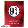 HARRY POTTER - kovinska plo??a - Platform 9 3/4 (28x38)