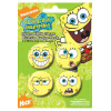 SpongeBob Squarepants Button Badge 4-Pack Faces