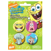 SpongeBob Squarepants Button Badge 4-Pack Characters