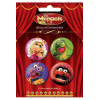 The Muppets Button Badge 4-Pack