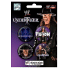 WWE Wrestling Button Badge 4-Pack Undertaker