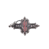 Diablo III Stainless Steel Key Ring Logo