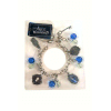 Alice in Wonderland Key Ring Alice Blue