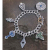 Lord of the Rings Charm Bracelet Middle-earth (Sterling Silver)