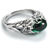 Lord of the Rings Ring Rivendell Vines (Sterling Silver)