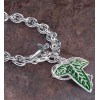 Lord of the Rings Charm Bracelet Elven Brooch (Sterling Silver)
