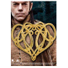 The Hobbit An Unexpected Journey Eldron?s Brooch (Sterling Silver. gold-plated)