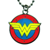 Wonder Woman Pendant with Chain Color Logo