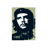 Che Guevara Lucite Keychain Green