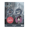 Corpse Bride Pin-Back Button 4-Pack Set D