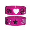Justin Bieber Rubber Wristband Icons