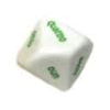Italian Worded 1-10 White/green d10