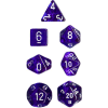 Translucent Poly 7-Set Blue w/white