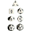 Opaque Polyhedral 7-Set White w/black