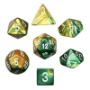 Gemini? Poly 7-Set Gold-Green w/white