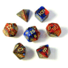 Gemini? Poly 7-Set Blue-Red w/gold