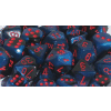 Gemini? Polyhedral Black Starlight w/Red 7 Die Set