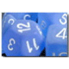 Poly 7-Sets Frosted? Blue w/white
