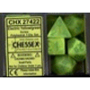 Poly 7-Sets Vortex Electric Yellow w/green