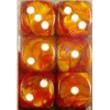 D6 16 mm (12 Dice) Lustrous? Bronze w/white