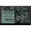 D6 12mm (36 Dice) Marble? Green w/dark green