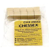 Opaque Polyhedral Ivory Bag of 10 Blank 6-sided dice