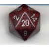Speckled D20 34mm Die Silver Volcano™