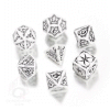 Tribal Dice Set White/Black(7)