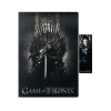 Game of Thrones Notebook & Magnetic Bookmark Set Ned On Throne