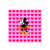 Mickey Mouse Paper Napkins Hearts Case 33 x 33 cm (12 x 20 pcs)