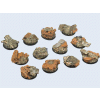 Old Factory Bases - Round 25mm (5)