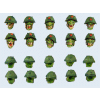 Goblin Troopers Heads # 1 (10)