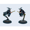 Discworld Miniature Esme on broom (1)