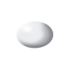 Aqua white silk