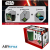 STAR WARS - komplet skodelica + obesek za klju?e + zna?ke - Yoda