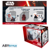 STAR WARS - komplet skodelica 320ml + PVC obesek za klju?e + nalepka - Vador