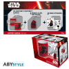 STAR WARS - komplet skodelica 320ml + PVC obesek za klju?e + nalepka - Kylo Ren
