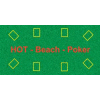Poker Beach Towel green 140x70