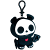 Skelanimals Plush Figure with Clip-On Diego (Bat) 10 cm