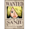 ONE PIECE - Plakat Wanted Sanji 