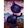 Puzzle Black Kitty,Dreaming 1000