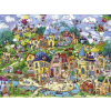 Puzzle Happy Town 1500 Tr,Heye 29744 NEW