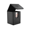 Flip Deck Case 100+ Leatherette  Black