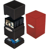 Red Satin Tower Deck Box