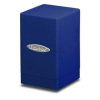 Blue Satin Tower Deck Box