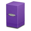 Purple Satin Tower Deck Box
